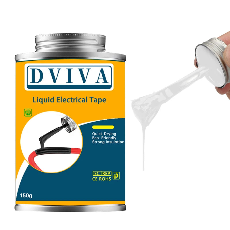 Waterproof Liquid Insulation Paste Fast Drying Electrical Glue Wire Cable Coat Fix Line Glue Home Use Rubber Insulation Paste