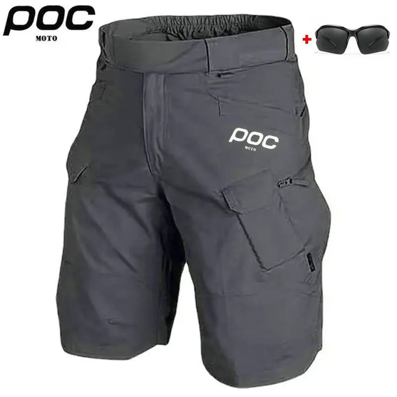 MOTO POC MTB Shorts Men's Mountain Bicycle Short Offroad DH Motorcycle Bike 2025 Outdoor Sports Quick Dry Downhill Short Pants