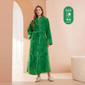 Fashionable double-sided thick plush nightgown women | SAMAG