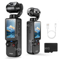 SKIG 1080P Sports Action Camera, Equipped With a 1.9-inch CMOS Sensor, Supports USB Charging, 180° Rotating Motion Camera