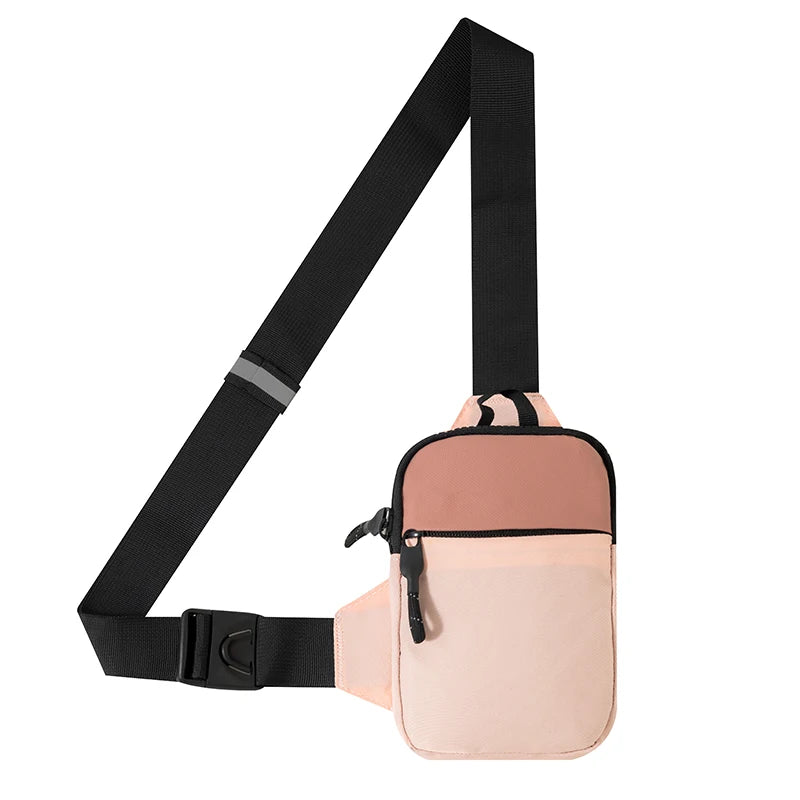 Mini Nylon Crossbody Bag for Men And Women Mobile Chest Pack Fashionable And Versatile Small Shoulder Bag canvas bag