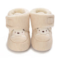 Cute Bear Baby Shoes Cartoon Soft Soled Snow Boots for Infant Boy Girl Autumn Winter Warm Thicken Plush Kids First Walkers 0-18M