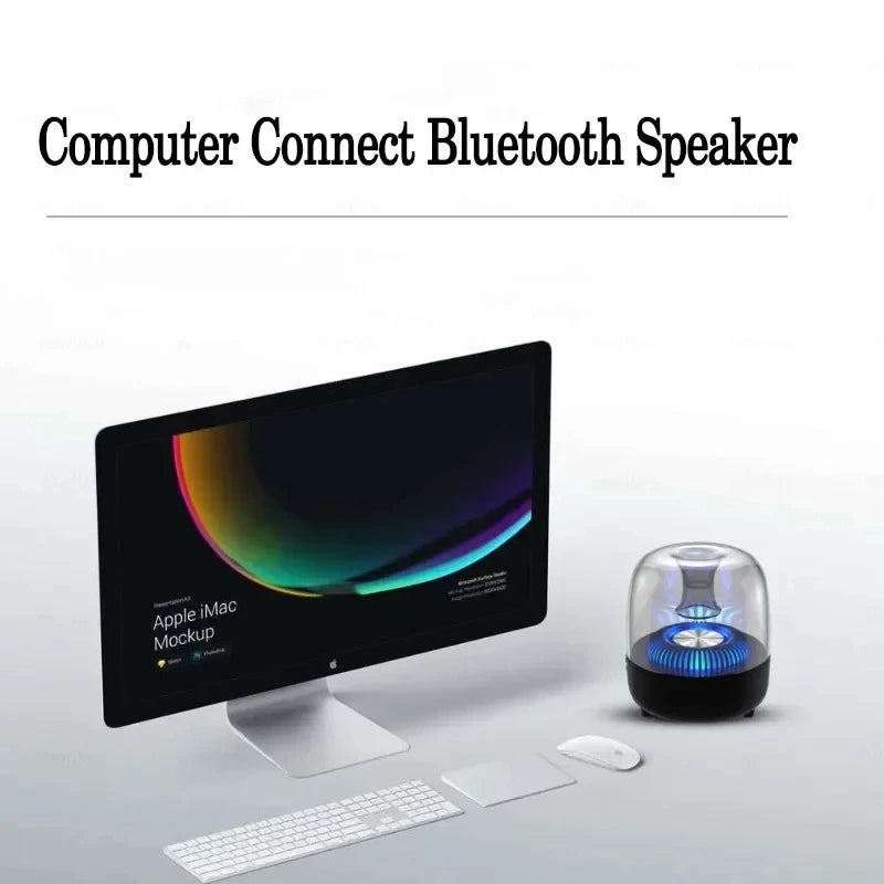 Multifunctional Bluetooth Speaker LED Light Home Theater HiFi Surround Sound Effect Sound Subwoofer TWS Portable Caixa De Som