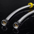 20/40/60/100/150/200cm G1/2 Inch Plumbing Explosion-Proof Flexible Braided Hose Faucet Water Pipe For Kitchen Bathroom Plumbing