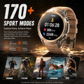 2026 Military Satellite Offline Map GPS Smart Watch Men 1.43''AMOLED Bluetooth Call Compass 5ATM Waterproof 170+Sport Smartwatch