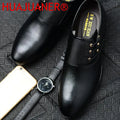 2026 Classic Men Dress Shoes Round Toe Cow Leather Business Casual Shoes Mens Wedding Shoes Oxford Formal Shoes Big Size 38-48