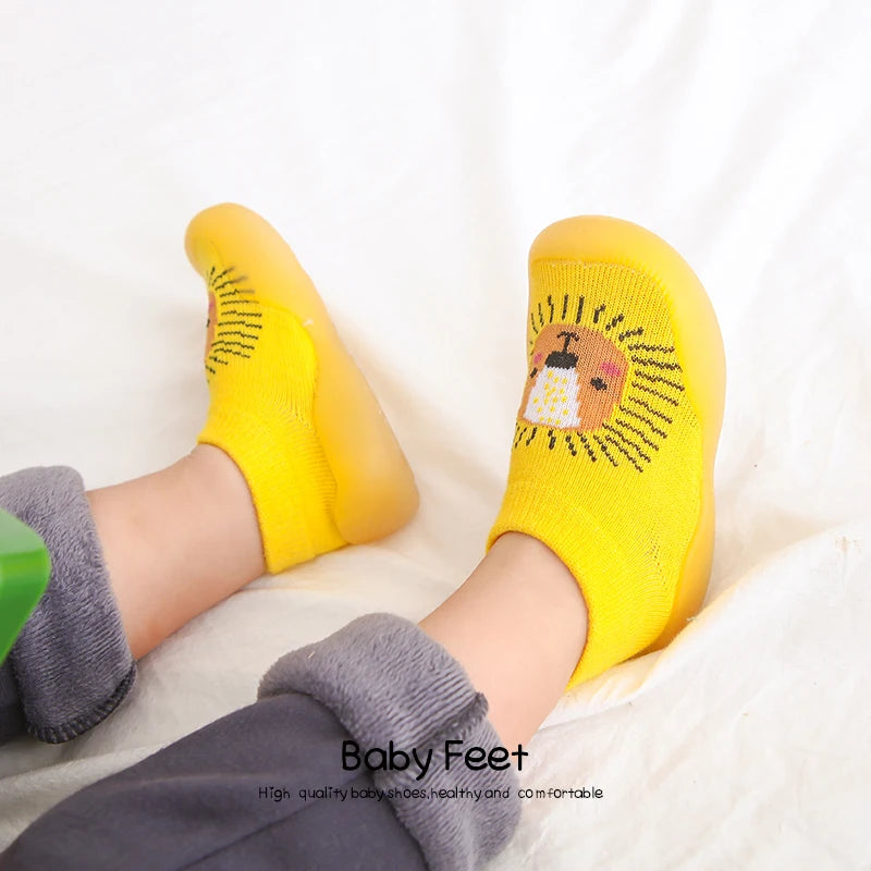 Baby Socks Shoes Boy Girl Fashion Toddler Shoes Anti-Slip  Soft Rubber Shoes Animal Style New Arrival Baby First Walker Autumn