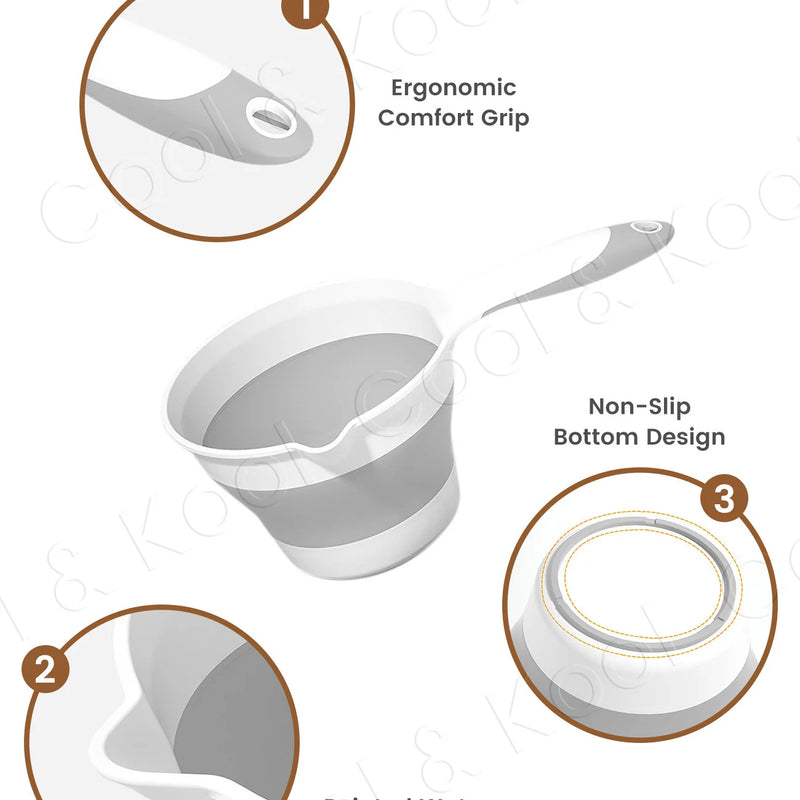 Baby Bath Rinsing Cup, Anti - Slip & Hangable Shampoo - View 3 | SAMAG