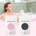 Bath Towel Back Scrubbing Towel Dual Sided Durable Exfoliating Body Towel Back Strap Unisex Detox Mud Back Scrub Extended Towel