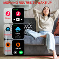 LAXASFIT 2025 New Women's Smart Watch 2.01 Full Touchscreen Bluetooth Call Heart Rate Monitor Sports Men's Smartwatch