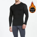 Men's Thermal Underwear Set Warm Breathable Home Wear Solid Color Versatile Sweat-Absorbing Sports Base Layer Autumn Winter