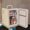 20L Double Door Compact Refrigerator Energy Star Mini Fridge with Freezer Temperature Settable