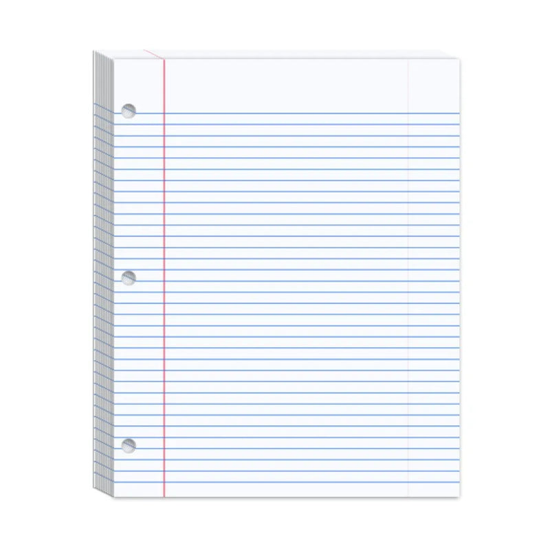 3 Ring Loose-leaf File Folder Waterproof Detachable Notebook Binder Dustproof Thickened 3 Hole Punched Lined Paper Mobile Office