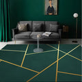 Modern Luxury Rugs Living Room Decoration Home Large Carpet for Bedroom Children's Room Decor Floor Mats Green Porch Doormat