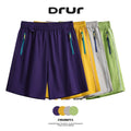 DRUR Women 2026 Summer Yoga Shorts With Pockets Casual Loose Drawstring Running Gym Shorts and Lightweight Athletic Jogger Short