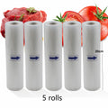5 Rolls/Lot Food vacuum sealer Storage saver bags Vacuum 5 size Bags For Kitchen Vacuum Sealer to keep food fresh