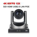 4K60fps NDI PTZ Video 12x 20x Zoom Conference SDI Camera USB HDMI POE IP Live Streaming Camera for Church Business Youtube
