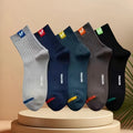 5 Pairs Men's Anti-Odor Thick Long Socks - New Autumn | SAMAG