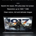 New 15.6" Portable Laptop Intel 6500Y 32GB RAM 2TB SSD Windows 11 5000mAh Backlit Keyboard Fingerprint Office Gaming Notebook PC