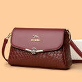 2025 New Design Women Crossbody Bag Large Capacity Genuine Leather Texture Phone Cosmetics Wallet Stylish Shoulder Bag for Women