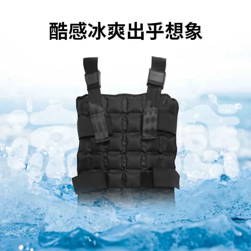 Cooling Vest Ice Pack Adjustable Weight Heat Relief Outdoor Sports Running High Temp Work Lightweight Comfort Portable Practical