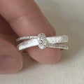 VENTFILLE 925 Sterling Silver Irregular Design Wave