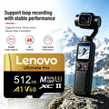 Lenovo Original Micro SD Card UHS-I I A1 V60 Memory Card for Nintendo Switch Flash Memory Cards 128GB For Insta360 DJI Drone