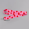 Heart Lanyard Simple Style Neck Strap for Key ID Card Cell Phone Straps Badge Holder DIY Hanging Rope Neckband Accessories