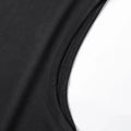 Men's Summer Solid - Color Black Hooded Drawstring Vest with a Simple and Casual Style This Vest Is a Perfect Choice for Men in