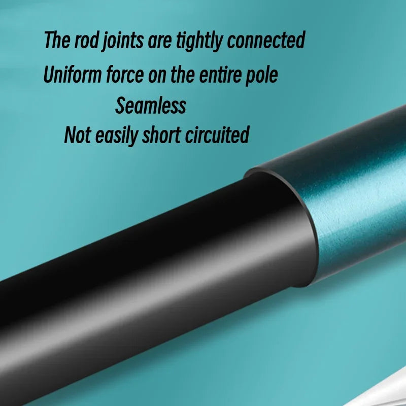 Telescopic Carbon Fiber Fishing Rod Rotating Flying Carp Feeder 1.8m/2.1m/2.4m/2.7m/3.0m/3.6m/4.5m Mini Travel Fishing Rod