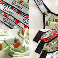 3 Pack Women's Wireless Bra, Mixed Fruit Print Front Closure Shiny Trim Comfort Bralette