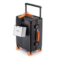KLQDZMS 20"24"26"28 Inch High Quality Luggage Bag Multifunctional Boarding Box Large Capacity Aluminum Frame Trolley Suitcase