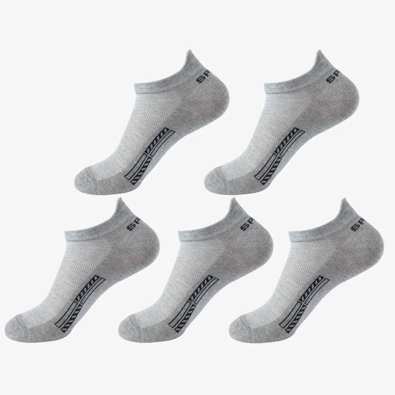 5 Pairs of Ultra Comfy Unisex Crew Socks Breathable | SAMAG