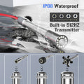 Sewer Pipe Inspection Camera 10 Inch IPS 1080P Screen Sewer Camera with 512hz Locator +Meter Counter+5MM Fiberglass Cable