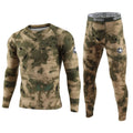 Winter Camouflage Men's Thermal Underwear Warm Sports Long Johns 2026 High Quality Elasticity Cycling Underwear Compression Set