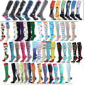 20 Pairs/lot Men Women Compression Socks Multi Pattern | SAMAG