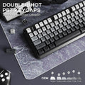 ATTACK SHARK M75 Wireless Membrane Gaming Keyboard with Knob&OLED Display Bluetooth/2.4Ghz Rainbow Backlit Gradient PBT Keycaps