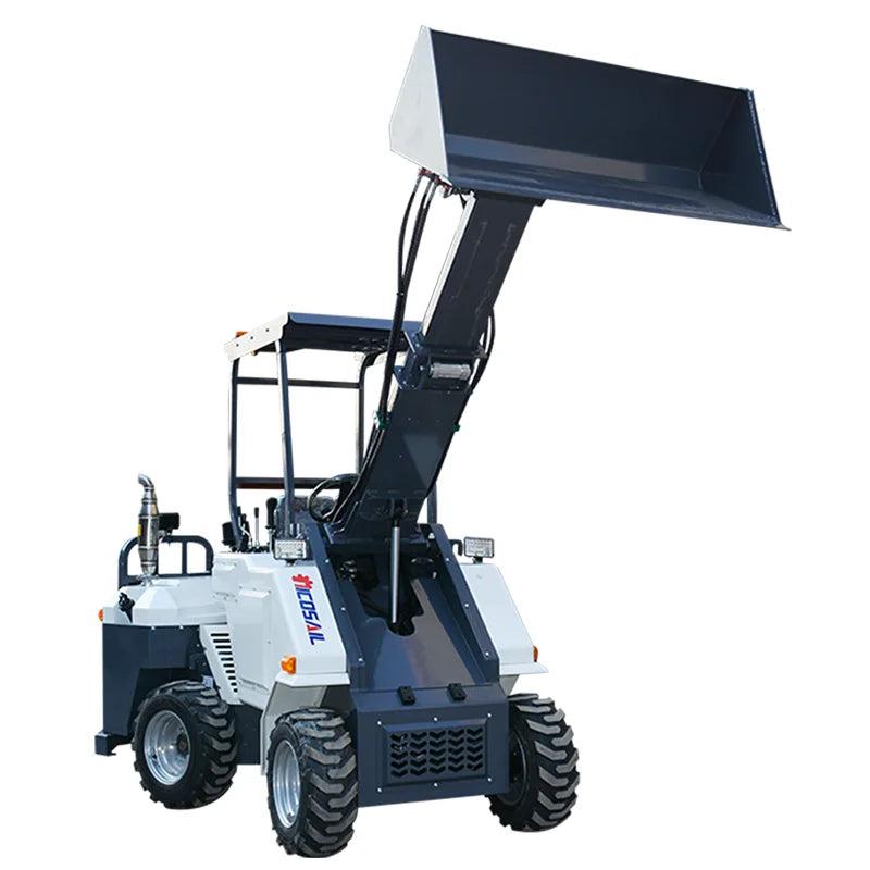Customized Small Telescopic Loader Boom Wheel Loader 1ton, Front-End Electric Garden and Farm Loader.