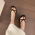 Summer Women Fashion Slippers Female Casual Clip Toe Wedges Heel Dress Slides Ladies Outdoor Beach Vacation Sandalias Shoes