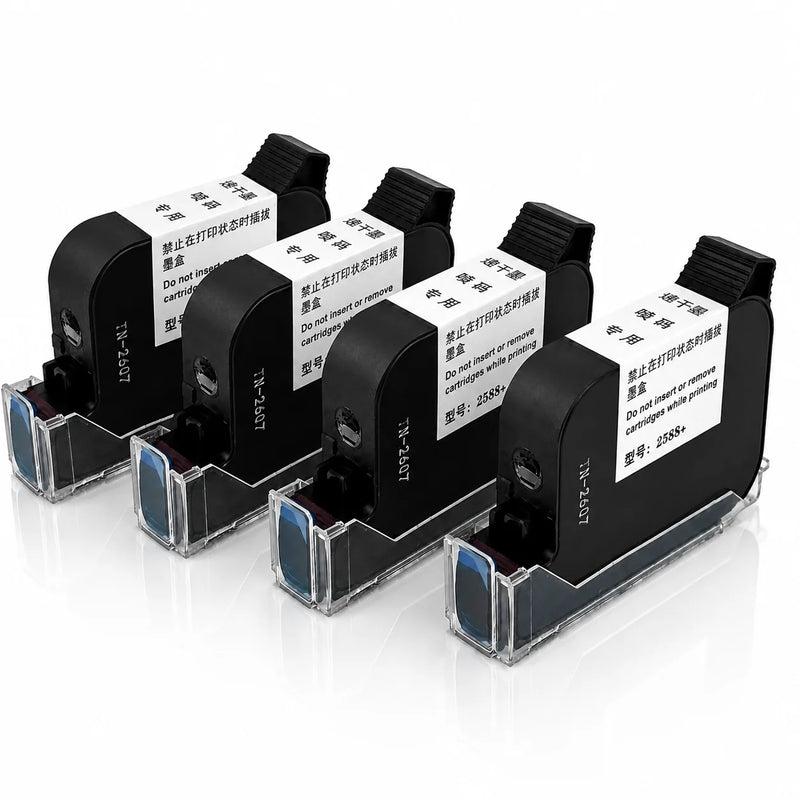2588+ 2588 2588+M 42ML Ink Cartridge Quick-drying 12.7mm Print Height Universal for unencrypted handheld printer Black