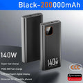Lenovo 200000mAh 140W Super Fast Charging Power Bank Ultra Capacity Portable Charger New Arrival for iPhone Samsung