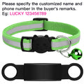 Customized Pet Collar Reflective Cat Collars Free Engraved Puppy Kitten Pet ID Nameplate Necklace With Bell Anti-lost For Cats