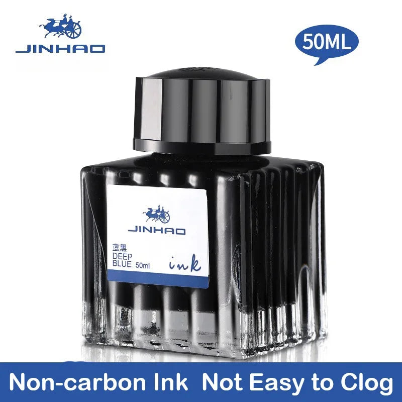 Jinhao Fountain Pen Chinese ink 50/100ml Color Glass Bottled Ink Writing Calligraphy Cartridge Office School Supplies Stationery