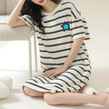 100% COTTON! M-4XL Plus Size Summer Women Nightgown | SAMAG