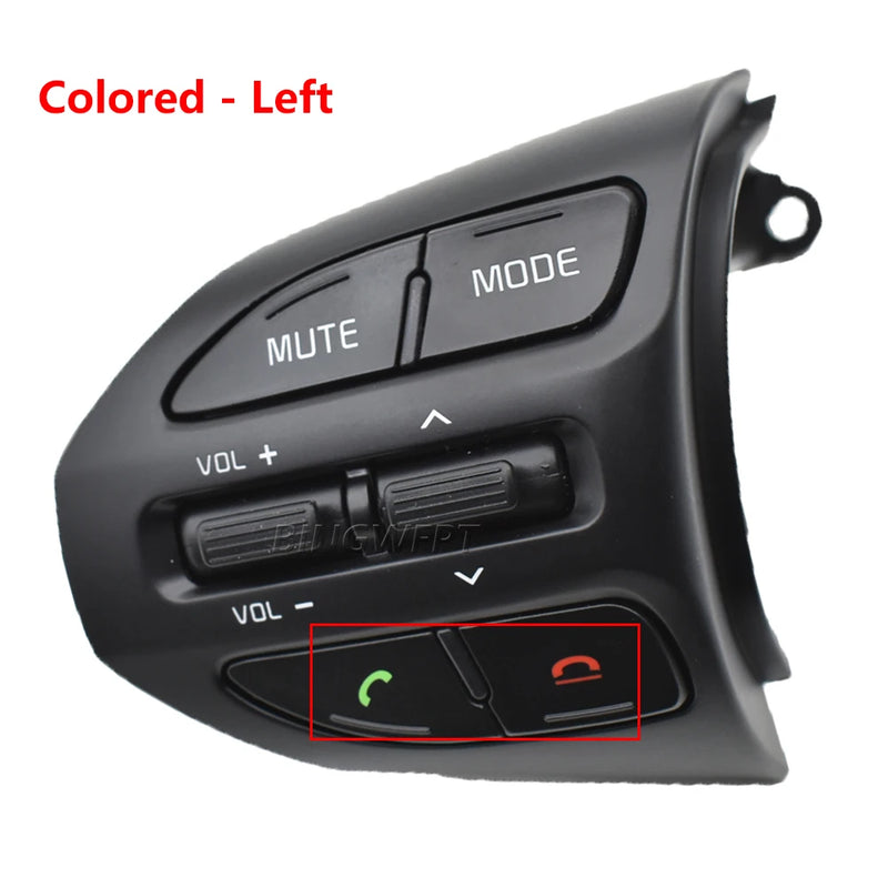 BINGWFPT Steering Wheel Buttons Switch Phone Volume Steering RH Remote Cruise Control Switches For Kia RIO K2 Picanto 2017 2018