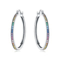 925 Sterling Silver Simple Gold U-shaped Earrings Jewelry | SAMAG