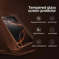 5Pcs High Clear Screen Protector for iPhone 17 16 15 14 Pro Max 16e 15 14 Plus 13 12 11 Pro XR XS Max 9H Hardness Tempered Glass