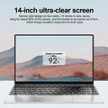 2026 New Intel Core i7-9850H/Atom A3950 Portable Laptop Windows 11 Pro 12GB RAM 1TB 2TB M.2 SSD 14.1 inch Office Study Computer