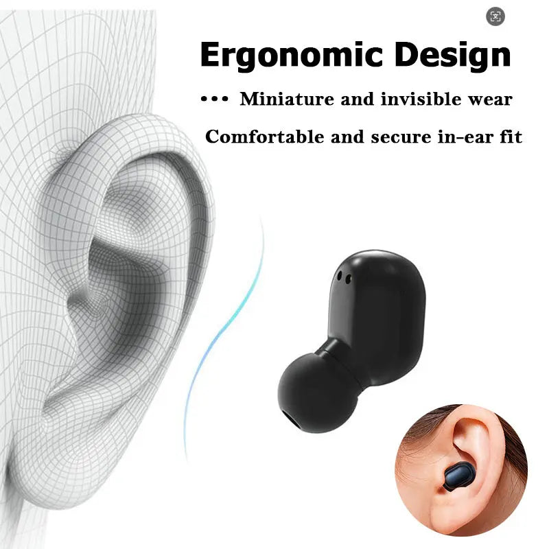 TWS Bluetooth Earphones Wireless bluetooth headset Noise Cancelling Headsets With Microphone Headphones For Xiaomi Samsung