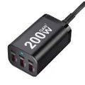USB C Fast 200W 6-Port Charging  Fast  GaN Charger Power Adapter For iPhone 14/13/12 Series, Samsung Galaxy S23/S22/S21